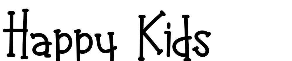 Happy-Kids font family download free