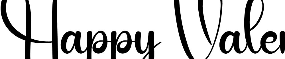 Happy-Valentine font family download free