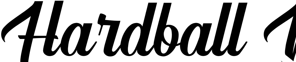 Hardball-Demo font family download free