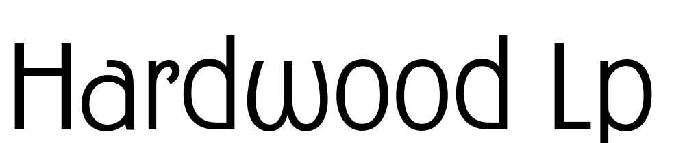 Hardwood LP font family download free