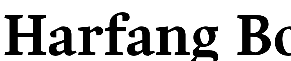 Harfang-Bold font family download free