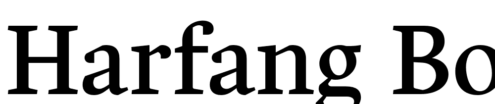 Harfang-Book font family download free