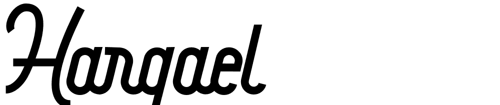 Hargael font family download free