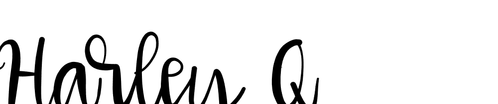 Harley Q font family download free