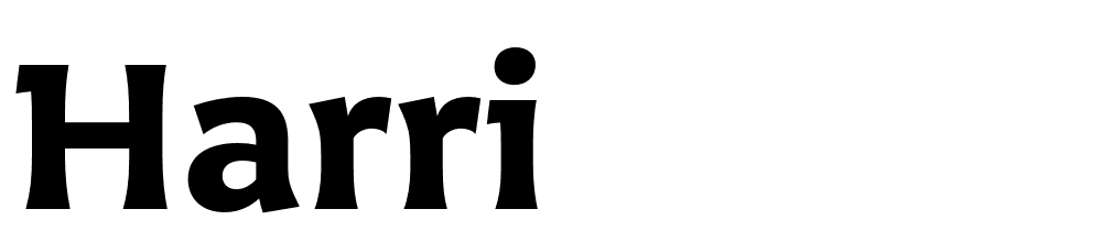 Harri font family download free