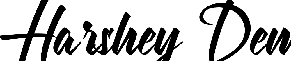 Harshey-Demo font family download free