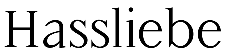 hassliebe font family download free