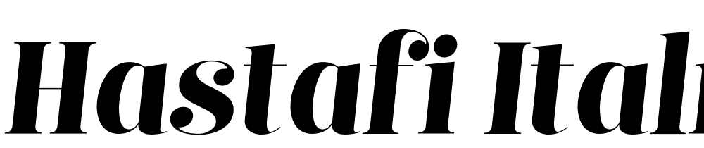 Hastafi-Italic-PERSONAL-USE-ONLY-Regular font family download free