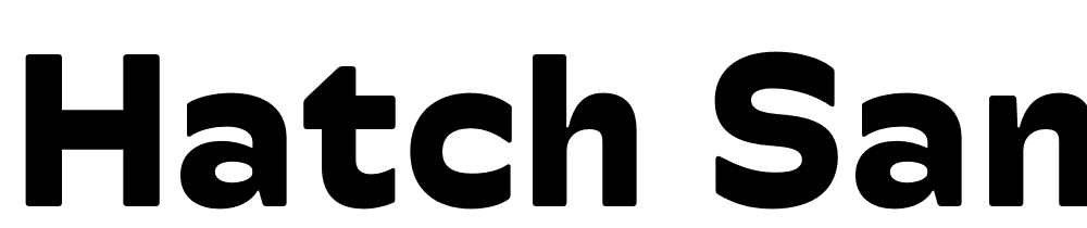 Hatch-Sans-Bold font family download free