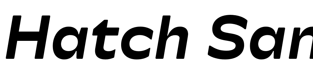 Hatch Sans font family download free