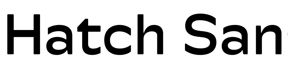 Hatch-Sans-Medium font family download free