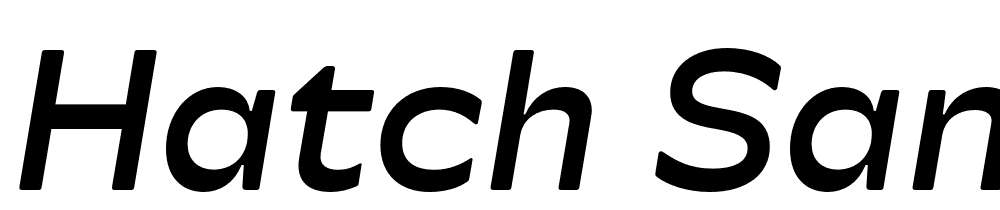 Hatch-Sans-Medium-Italic font family download free