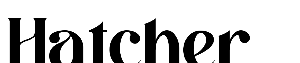 Hatcher font family download free