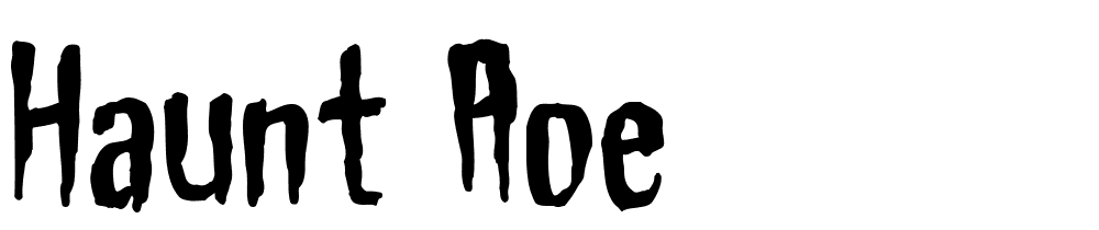 Haunt-AOE font family download free