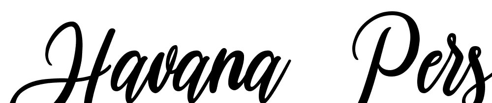 Havana-Personal-Use-Only font family download free