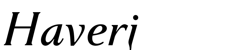 Haverj font family download free