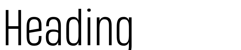 heading font family download free