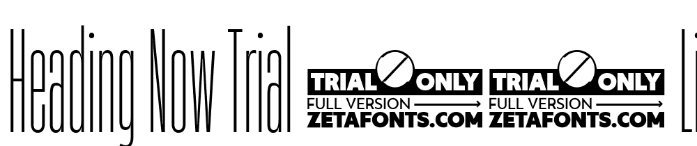 Heading-Now-Trial-02-Light font family download free