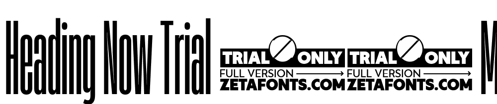 Heading-Now-Trial-05-Medium font family download free