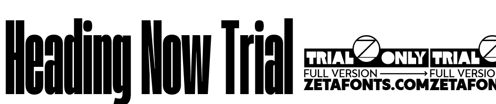 Heading-Now-Trial-18-Heavy font family download free