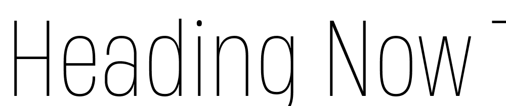 Heading-Now-Trial-51-Thin font family download free