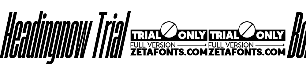 HeadingNow-Trial-06-Bold-Italic font family download free