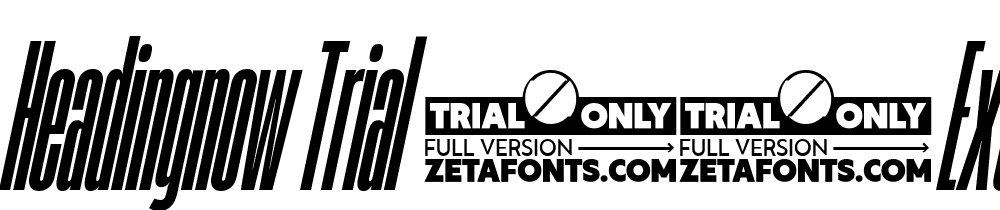 HeadingNow-Trial-07-Extrabold-Italic font family download free