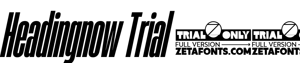 HeadingNow-Trial-17-Extrabold-Italic font family download free