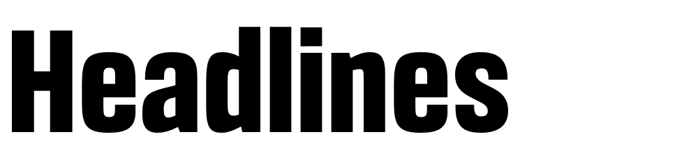 headlines font family download free