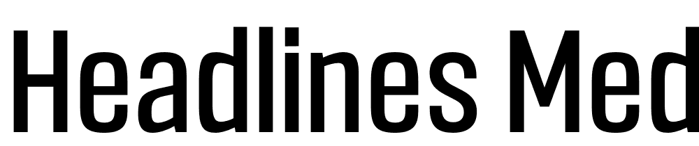 Headlines-Medium font family download free