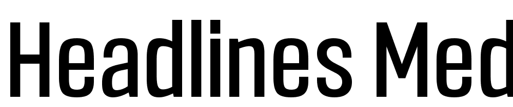 Headlines-Medium font family download free