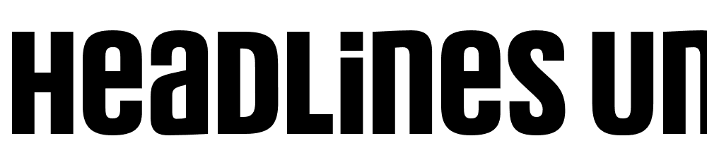 Headlines-Uni-B-Bold-Trial font family download free