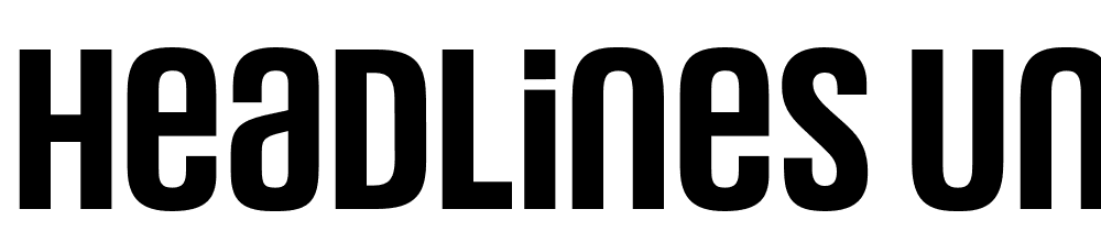 Headlines-Uni-C-SemiBold-Trial font family download free