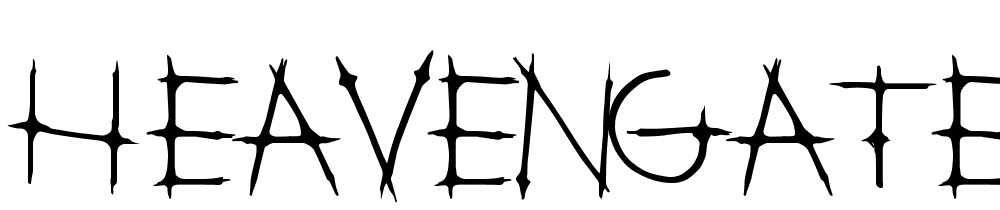 HeavenGate font family download free