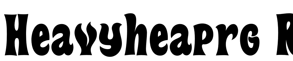 HeavyHeapRg-Regular font family download free