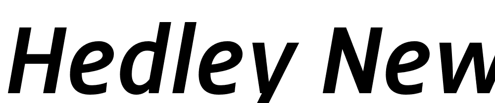 Hedley-New-Medium-Italic font family download free