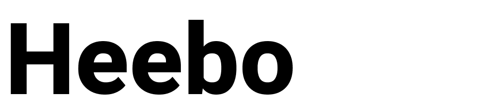 Heebo font family download free