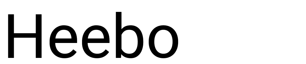 Heebo font family download free