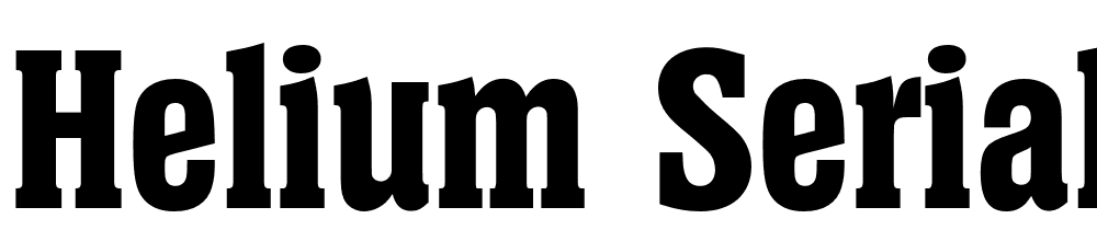 Helium Serial font family download free