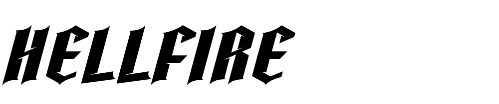 HELLFIRE font family download free