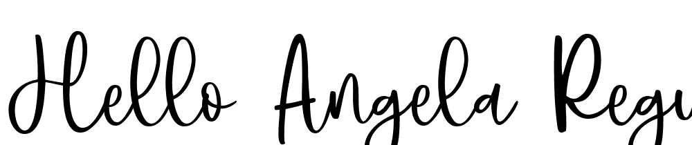 Hello-Angela-Regular font family download free