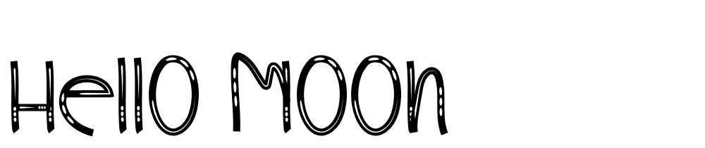 hello_moon font family download free