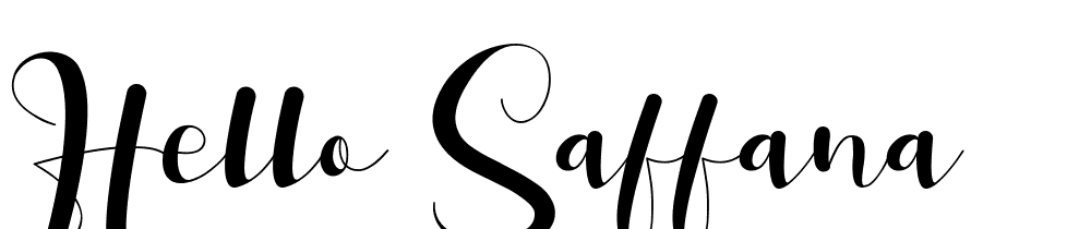 Hello-Saffana font family download free