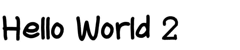 hello-world-2 font family download free