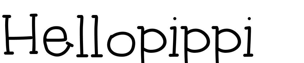 hellopippi font family download free