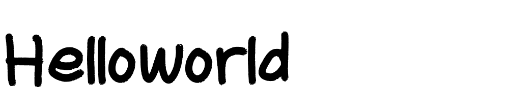 HelloWorld font family download free