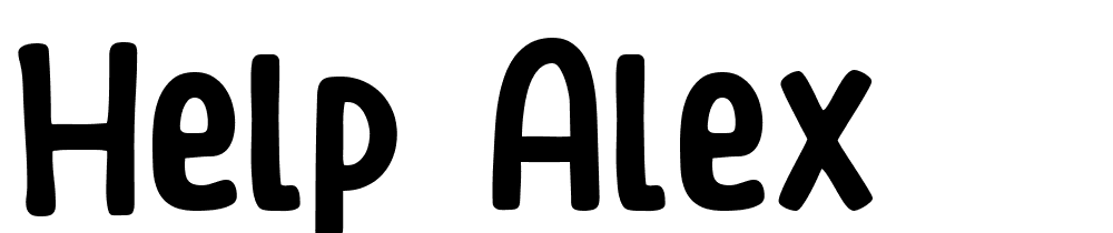 help_alex font family download free