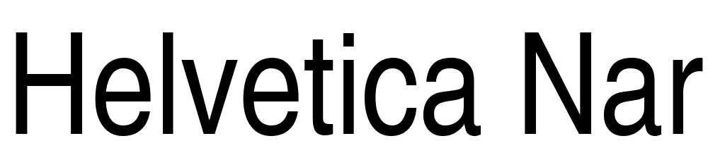 Helvetica-Narrow font family download free