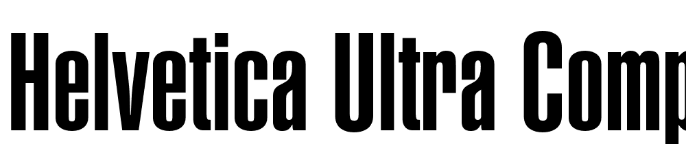 Helvetica-Ultra-Compressed font family download free