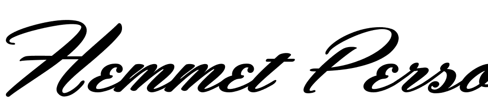 hemmet-personal-use-only font family download free